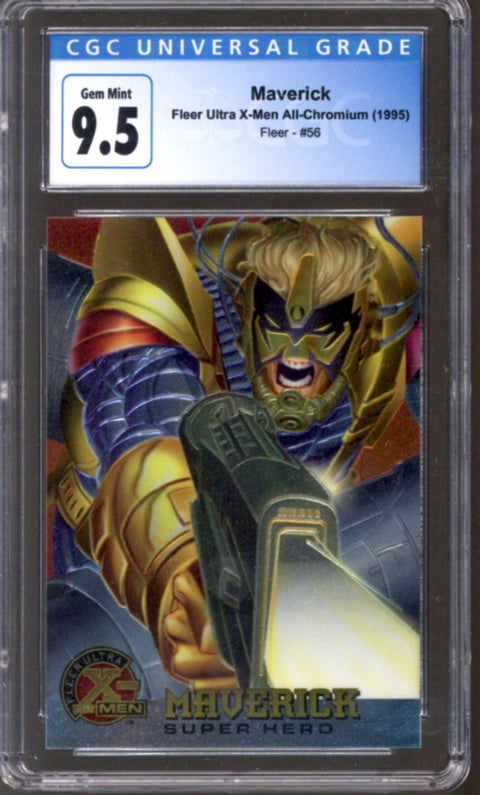 1995 Maverick Fleer Ultra X-Men All-Chromium Fleer #56 CGC 9.5  *4145414115*