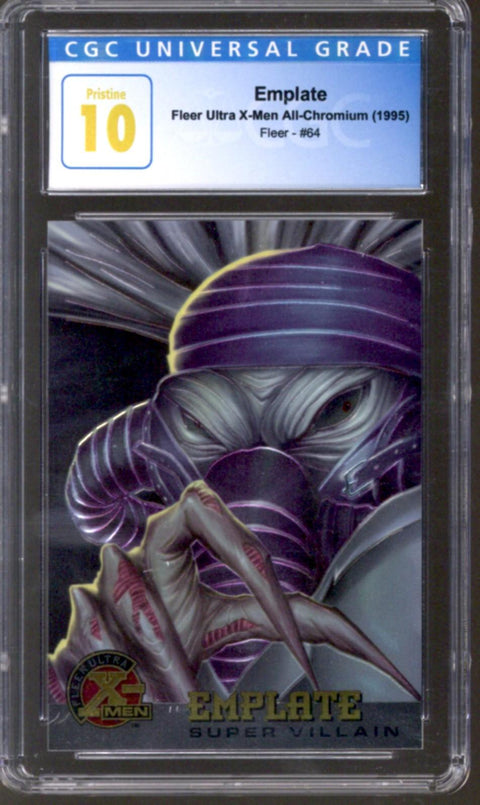 1995 Emplate Fleer Ultra X-Men All-Chromium Fleer #64 CGC 10 (Pristine) *4145414135*