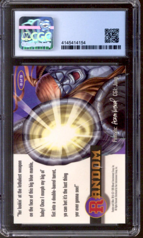 1995 Random Fleer Ultra X-Men All-Chromium Fleer #8/9 Lethal Weapons Holo-Flash CGC 7.0 *4145414154*