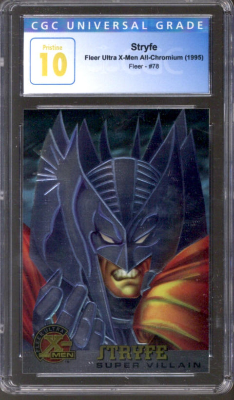 1995 Stryfe Fleer Ultra X-Men All-Chromium Fleer #78 CGC 10 (Pristine) *4149735074*