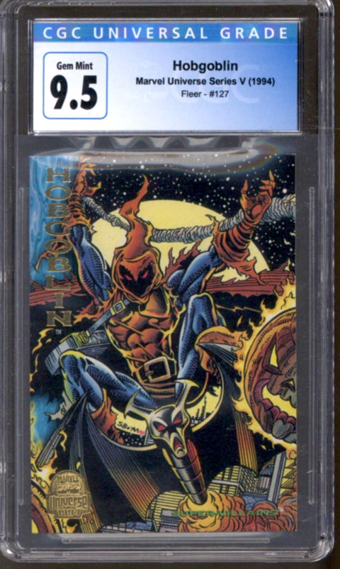 1994 Hobgoblin Marvel Universe Series V Fleer #127 CGC 9.5 *4149736006*