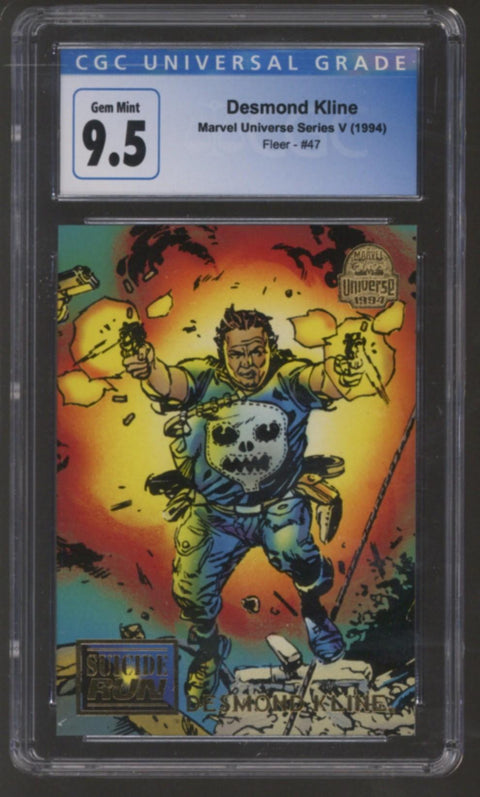 1994 Desmond Kline Marvel Universe Series V Fleer #47 CGC 9.5 *4175734062*