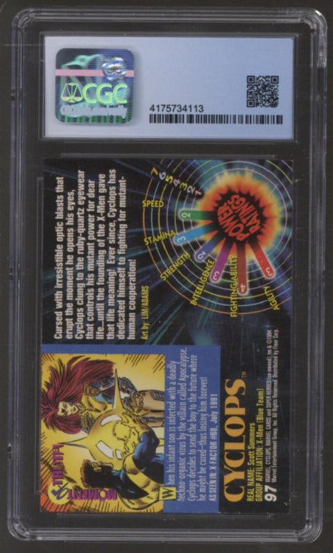 1994 Cyclops Marvel Universe Series V Fleer #97 CGC 9.5 *4175734113*