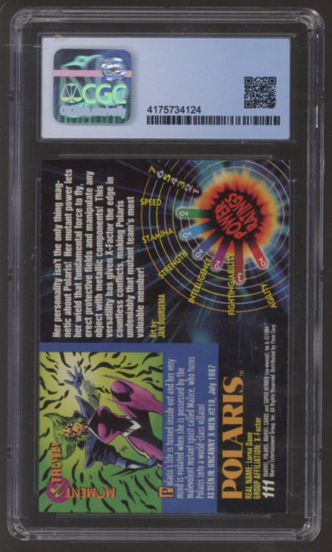1994 Polaris Marvel Universe Series V Fleer #111 CGC 9.5 *4175734124*