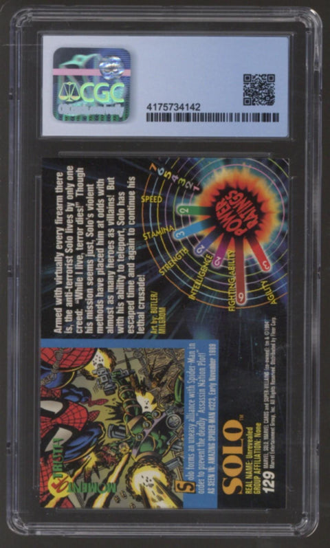 1994 Solo Marvel Universe Series V Fleer #129 CGC 9.5 *4175734142*