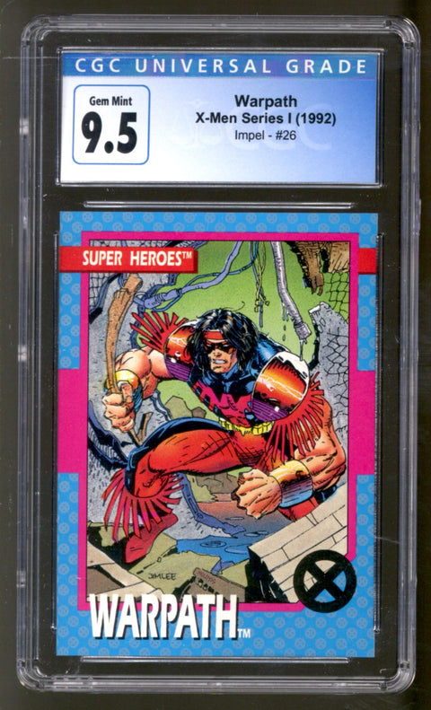 Warpath #26 - Impel X-Men Series I - (1992) CGC 9.5 (Gem Mint) *4200497058*