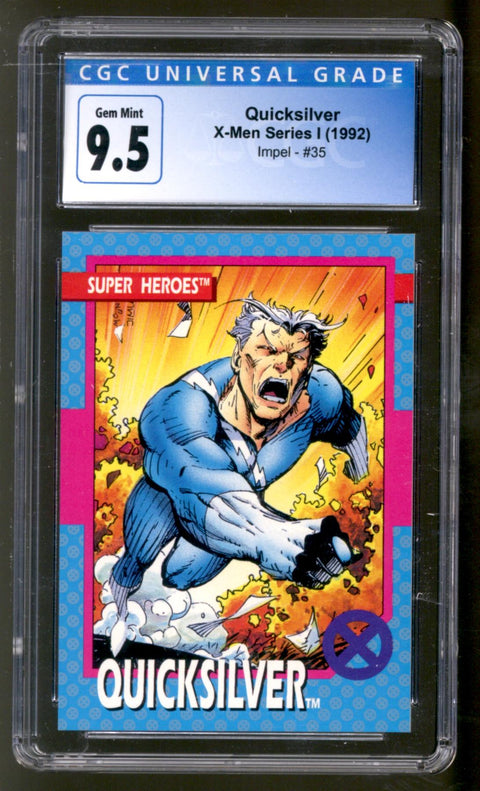 1992 Quicksilver X-Men Series I Impel #35 CGC 9.5 *4200497078*