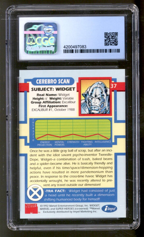 1992 Widget X-Men Series I Impel #37 CGC 9.0 *4200497083*