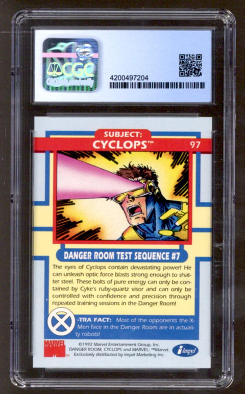 1992 Cyclops X-Men Series I Impel #97 CGC 9.0 *4200497205*