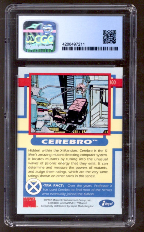 1992 Cerebo X-Men Series I Impel #100 CGC 9.5 *4200497211*