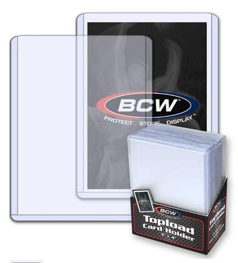 BCW 3x4 Standard Toploaders 25-Count Pack