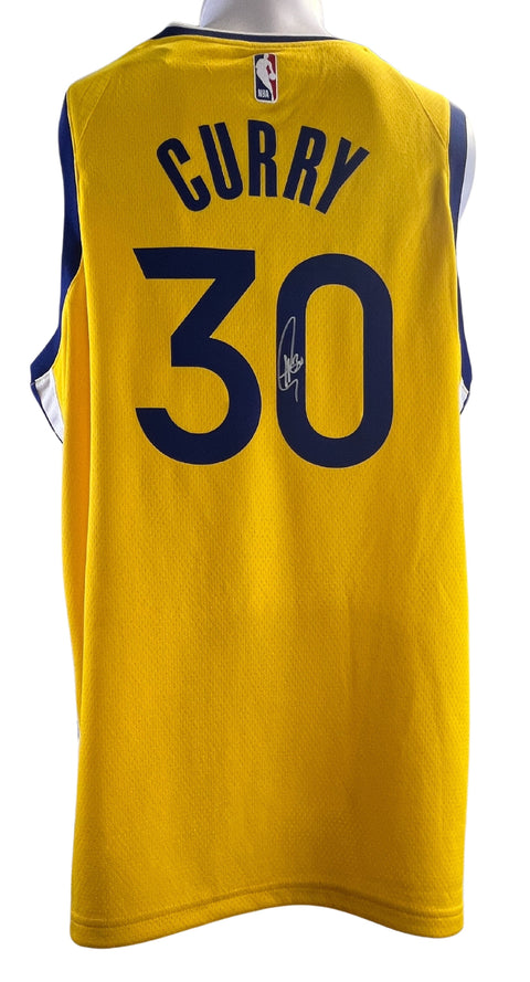 Steph Curry Autographed Golden State Warriors Jersey