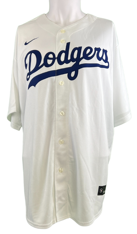 Mookie Betts Autographed Nike White Los Angeles Dodgers MLB Jersey