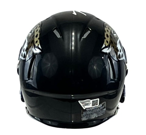 Trevor Lawrence Autographed Jacksonville Jaguars Black Flash Mini Helmet