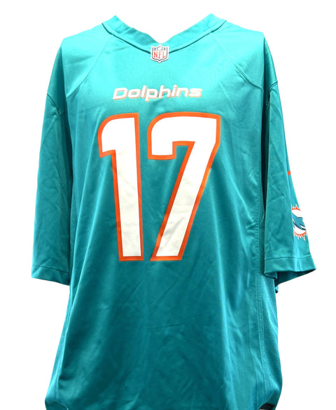 Jaylen Waddle #17 Autographed Miami Dolphins Nike Jersey