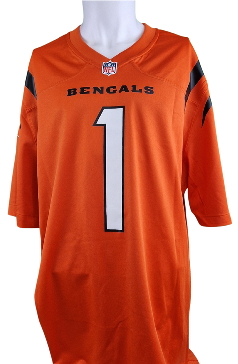 Ja'Marr Chase #1 Autographed Cincinnati Bengals Nike Jersey