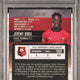 2020 STADIUM CLUB CHROME UEFA CHAMPIONS LEAGUE 22 JEREMY DOKU AQUA/GREEN ELECTRIC REFRACTOR PSA 10 71799207