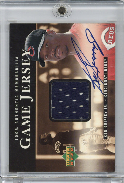 2000 Upper Deck Basebell Ken Griffy Jr. H-KG Path Auto Card