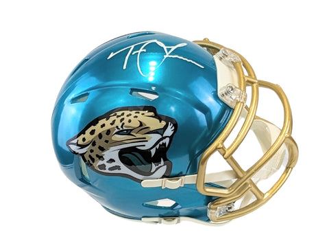 Trevor Lawrence Autographed Jacksonville Jaguars Flash Mini Helmet