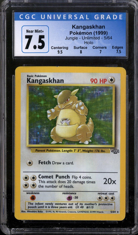 Pokemon Jungle Kangaskhan 5/64 CGC 7.5