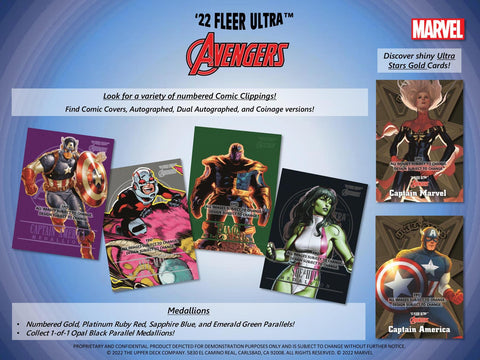 Marvel Fleer Ultra Avengers Hobby (Upper Deck 2022)