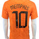 Memphis Depay #10 Autographed Nike Netherlands 2020/21 Home Jersey