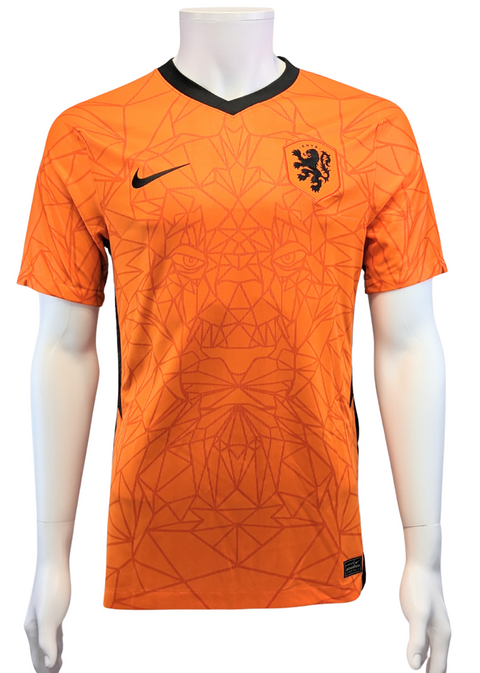 Memphis Depay #10 Autographed Nike Netherlands 2020/21 Home Jersey