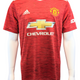 David Beckham #7 Autographed 2020/21 Manchester United Adidas Red Jersey