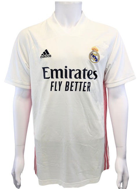 David Beckham #23 Autographed 2020/21 Real Madrid White Adidas Jersey