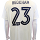 David Beckham #23 Autographed 2020/21 Real Madrid White Adidas Jersey