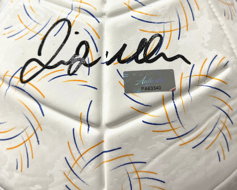 David Beckham Autographed Adidas Real Madrid White Soccer Ball