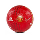 David Beckham Autographed Adidas Manchester United Red Soccer Ball