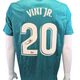 Vinícius Júnior #20 Autographed 2021/22 Adidas Real Madrid Third Soccer Jersey