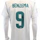 Karim Benzema #9 Autographed Adidas Real Madrid White & Green Jersey