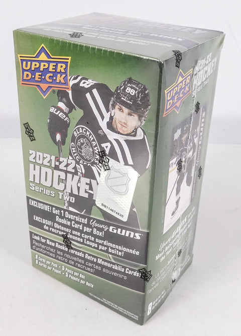 2021/22 Upper Deck Series 2 Hockey 5-Pack Blaster (Oversized Young Guns!)