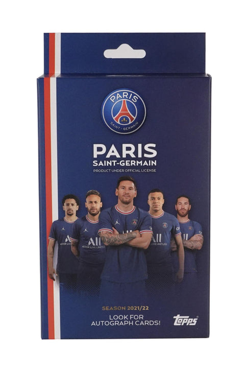 2021/22 Topps Paris Saint-Germain PSG Soccer Team Set (Hanger Box) Case (36 Ct.)
