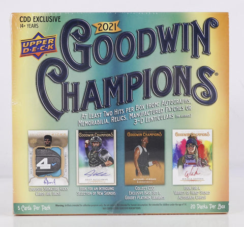 2021 Upper Deck Goodwin Champions CDD Exclusive Hobby