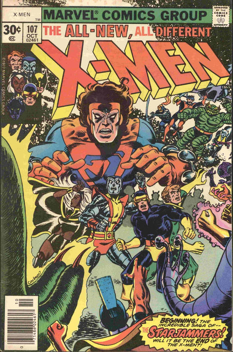 X-Men #107 Newsstand VF-