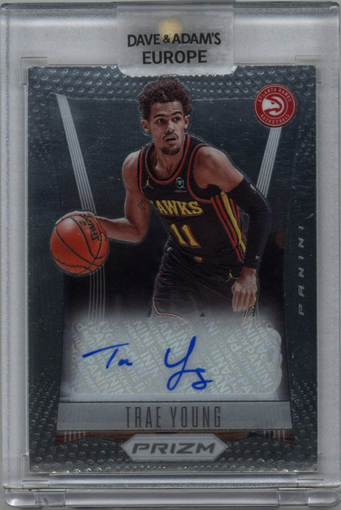 2021/22 Panini Prizm Trae Young Auto Card #FS-TYG