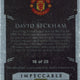 2020/21 Panini Impeccable Premier League David Beckham Stainless Stars Auto Card #SS-DB 16/25