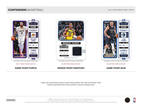 2022/23 Panini Contenders Basketball 5-Pack Blaster