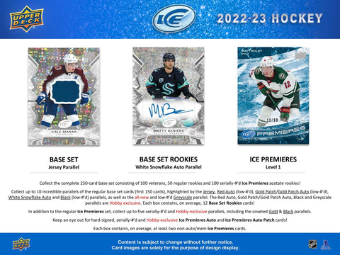 2022/23 Upper Deck Ice Hockey Hobby