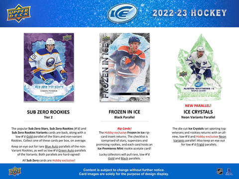 2022/23 Upper Deck Ice Hockey Hobby