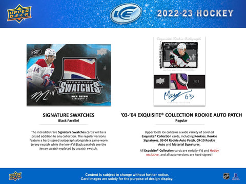 2022/23 Upper Deck Ice Hockey Hobby