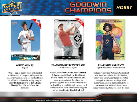 2023 Upper Deck Goodwin Champions CDD Exclusive Hobby