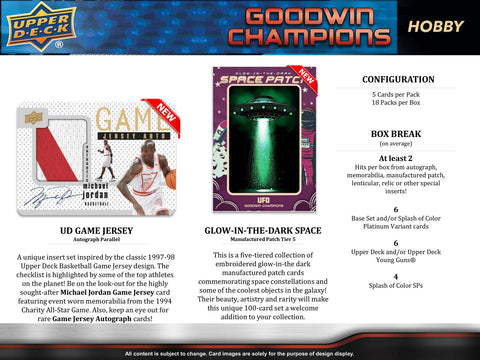 2023 Upper Deck Goodwin Champions CDD Exclusive Hobby