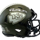Patrick Mahomes Autographed Kansas City Chiefs Salute To Service Eclipse Mini Helmet