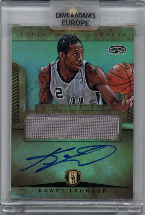 2012/13 Panini Gold Standard Kawhi Leonard Patch Auto Card #259