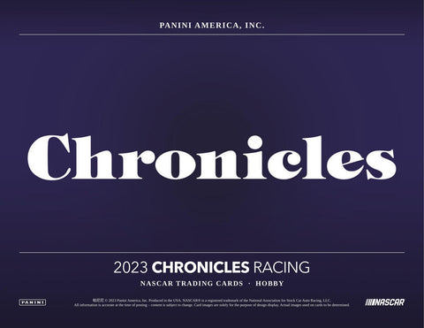 2023 Panini Chronicles Racing Hobby