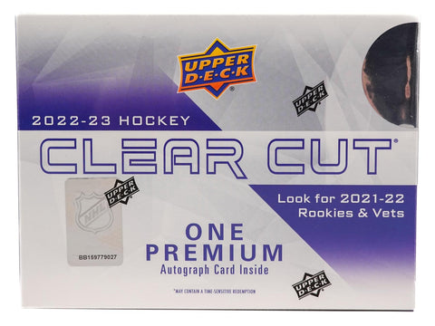 2022/23 Upper Deck Clear Cut Hockey Hobby